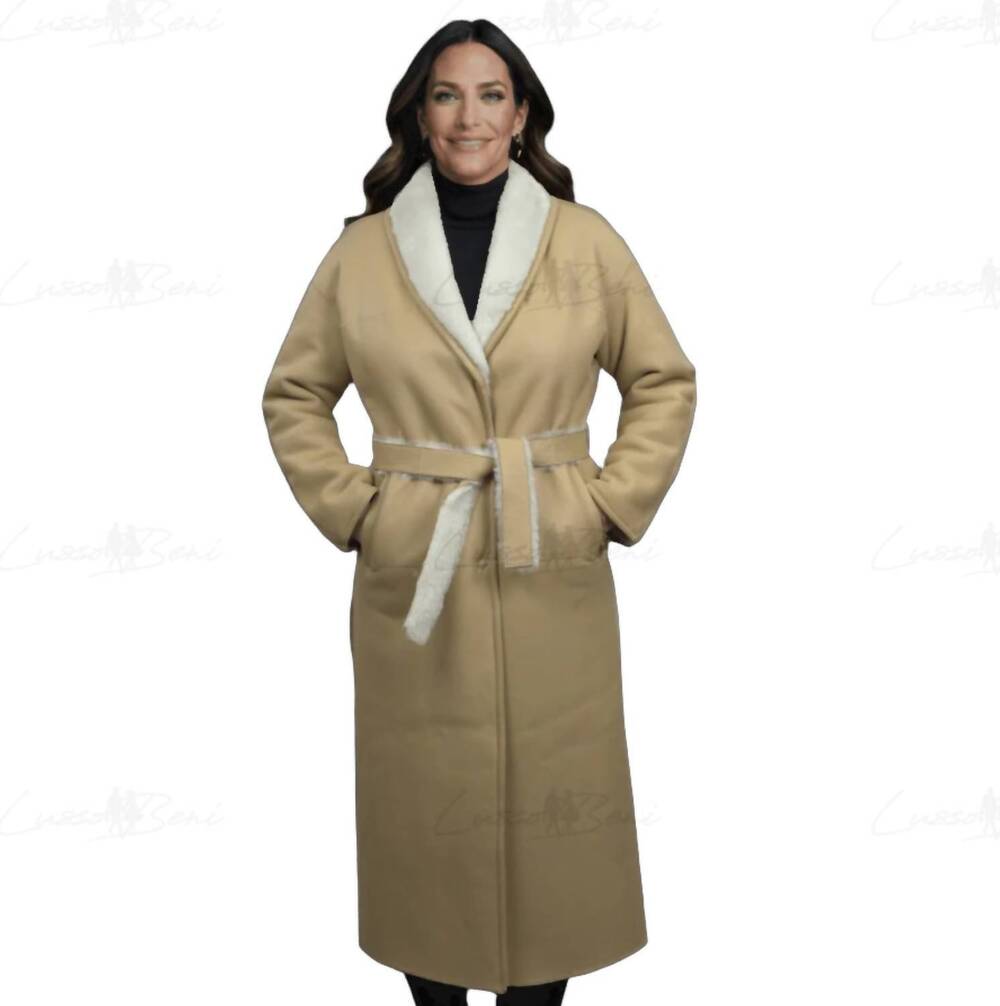 NEW LUSSO BENI meadow coat in beige